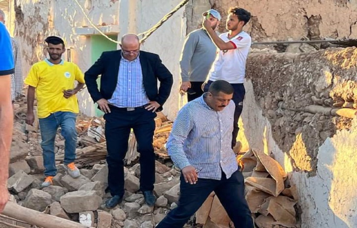 قيوح يقود وفدا برلمانيا لزيارة المناطق المنكوبة بإقليم تارودانت قيوح يقود وفدا برلمانيا لزيارة المناطق المنكوبة بإقليم تارودانت