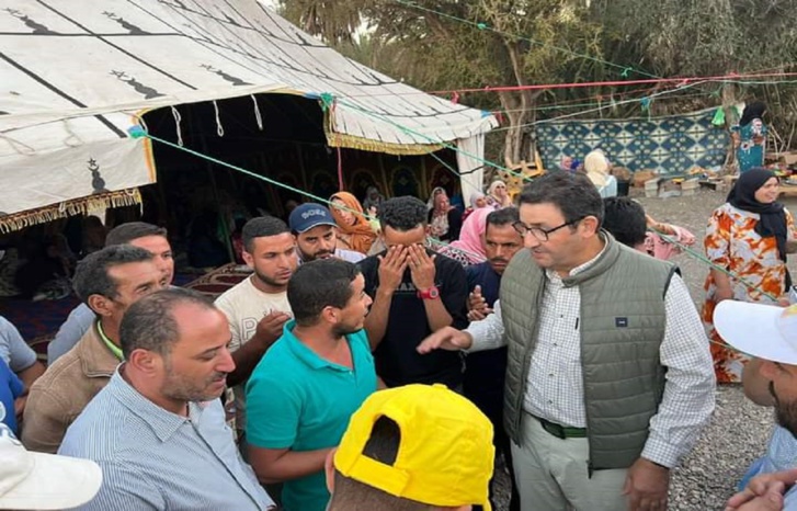 قيوح يقود وفدا برلمانيا لزيارة المناطق المنكوبة بإقليم تارودانت قيوح يقود وفدا برلمانيا لزيارة المناطق المنكوبة بإقليم تارودانت