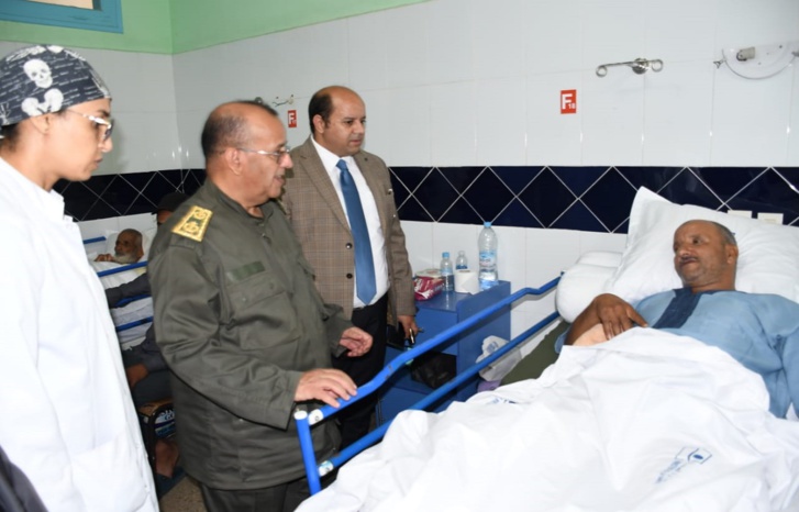 عامل عمالة إنزكان أيت ملول يتفقد الحالة الصحية للمصابين جراء زلزال تارودانت بالمستشفى الإقليمي عامل عمالة إنزكان أيت ملول يتفقد الحالة الصحية للمصابين جراء زلزال تارودانت بالمستشفى الإقليمي