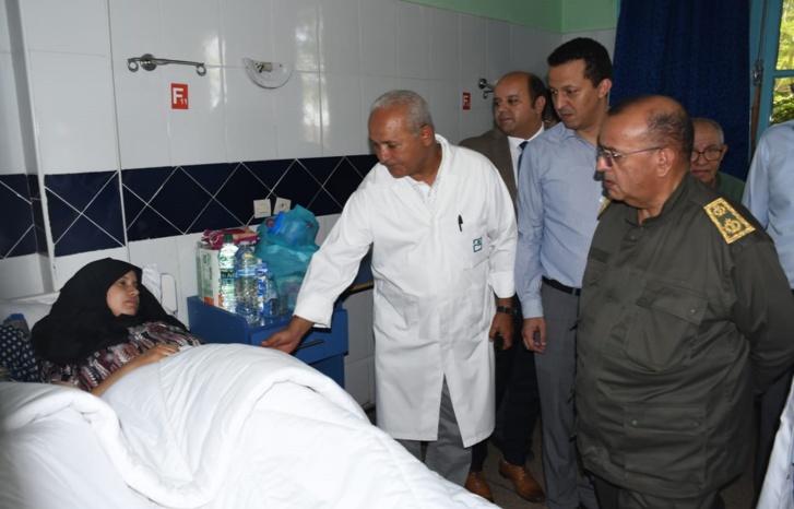 عامل عمالة إنزكان أيت ملول يتفقد الحالة الصحية للمصابين جراء زلزال تارودانت بالمستشفى الإقليمي عامل عمالة إنزكان أيت ملول يتفقد الحالة الصحية للمصابين جراء زلزال تارودانت بالمستشفى الإقليمي