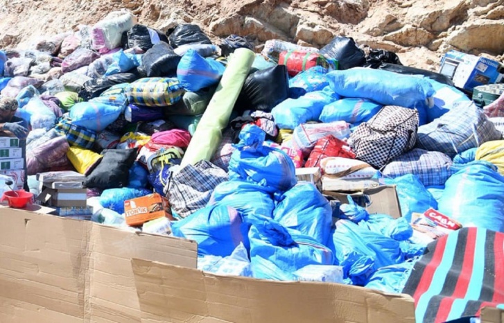 توقيف أربعة أشخاص متورطين في سرقة المساعدات الموجهة لضحايا الزلزال توقيف أربعة أشخاص متورطين في سرقة المساعدات الموجهة لضحايا الزلزال