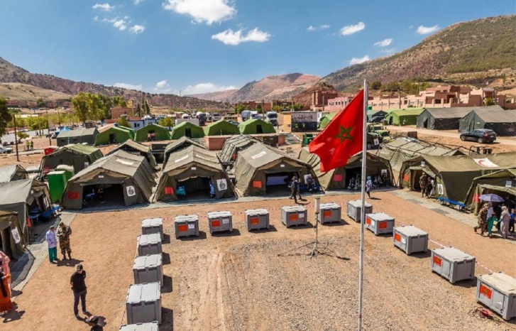 السلطات المغربية تتمكن من توفير الإيواء المؤقت للأسر المتضررة من الزلزال السلطات المغربية تتمكن من توفير الإيواء المؤقت للأسر المتضررة من الزلزال