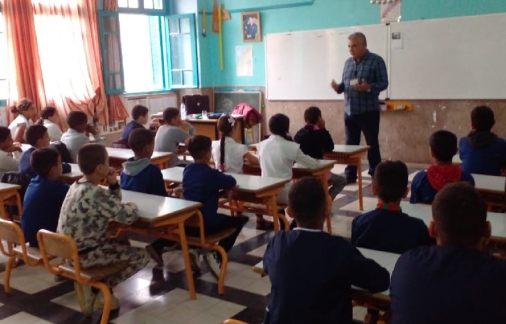 "التربية على المواطنة بعنوان زلزال الحوز الملحمة المغربية الخالدة الجديدة.."