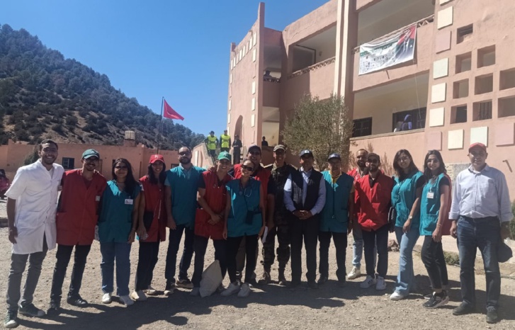 أطباء وصيادلة مغاربة في مبادرة إنسانية لمساعدة ضحايا زلزال الحوز