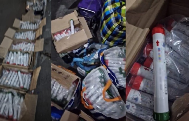 إحباط شحنة كبيرة من المفرقعات مهربة من فرنسا عبر ميناء طنجة المتوسط إحباط شحنة كبيرة من المفرقعات مهربة من فرنسا عبر ميناء طنجة المتوسط