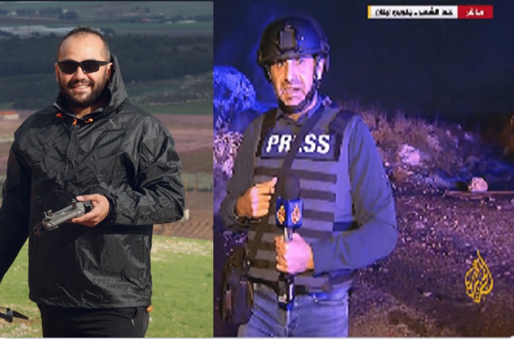 مقتل صحافي وإصابة آخرين بهجمات إسرائيلية  مقتل صحافي وإصابة آخرين بهجمات إسرائيلية
