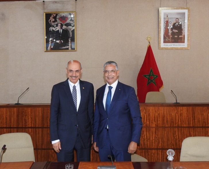 الحافظي يلتقي برئيس مجموعة البنك الإسلامي للتنمية في الرباط الحافظي يلتقي برئيس مجموعة البنك الإسلامي للتنمية في الرباط