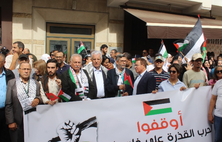 الجمعية المغربية لمساندة الكفاح الفلسطيني تدين القصف الهمجي الذي استهدف مستشفى غزة