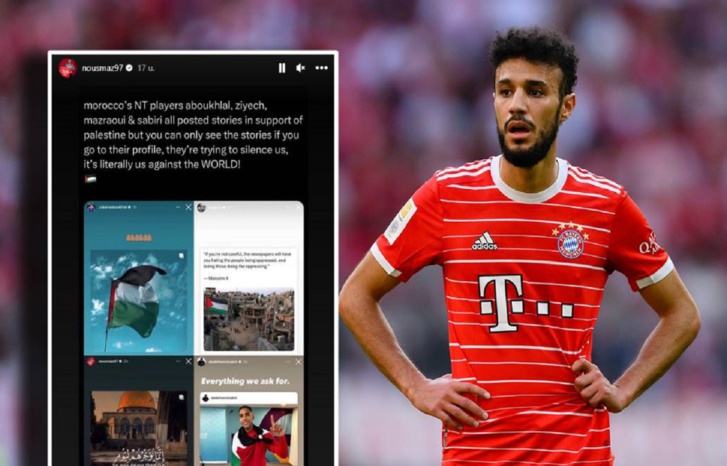 الأندية الأوروبية تشدد الخناق على اللاعبين المغاربة لتضامنهم مع فلسطين الأندية الأوروبية تشدد الخناق على اللاعبين المغاربة لتضامنهم مع فلسطين