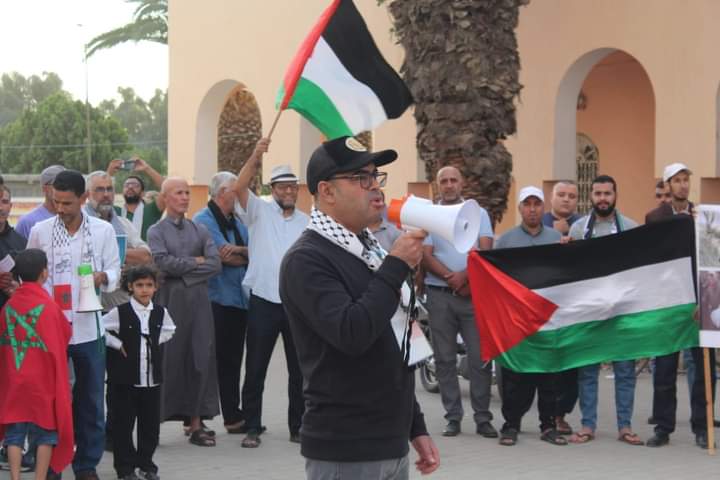 ساكنة بلقصيري تتضامن مع الشعب الفلسطيني