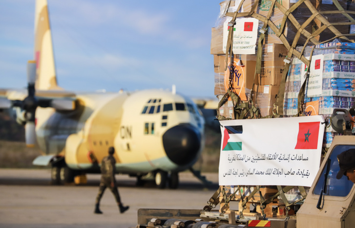 مساعدات إنسانية عاجلة من المملكة المغربية إلى الفلسطينيين.. مساعدات إنسانية عاجلة من المملكة المغربية إلى الفلسطينيين..