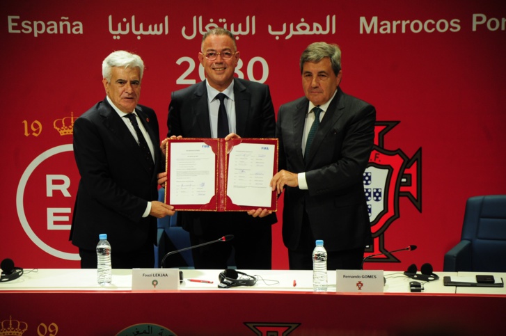 التوقيع بسلا على خطاب النوايا لتنظيم مونديال 2030 التوقيع بسلا على خطاب النوايا لتنظيم مونديال 2030