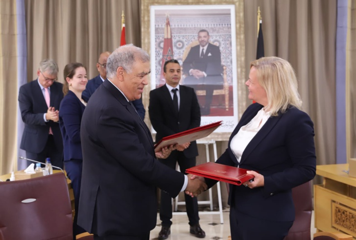 لفتيت يتباحث مع نانسي فيزر سبل تعزيز التعاون الأمني بين الرباط وبرلين لفتيت يتباحث مع نانسي فيزر سبل تعزيز التعاون الأمني بين الرباط وبرلين