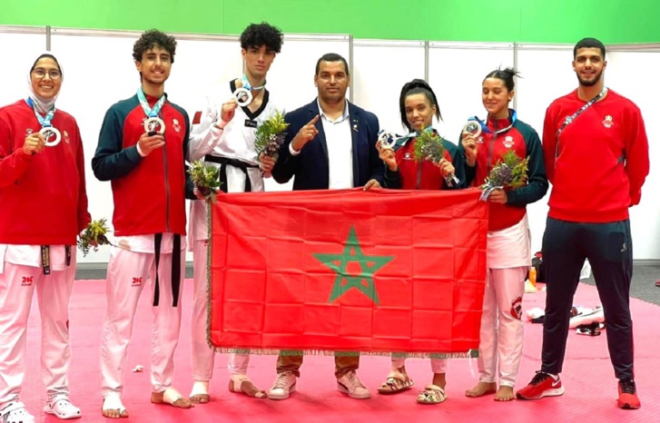 منتخب التايكوندو يصعد منصة التتويج في الألعاب القتالية بالسعودية منتخب التايكوندو يصعد منصة التتويج في الألعاب القتالية بالسعودية