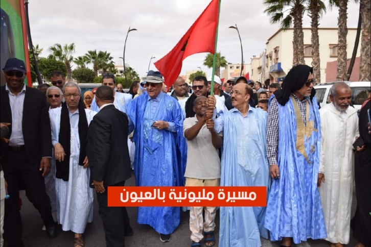 مسيرة مليونية بالعيون تنديدا بالهجوم الإرهابي على مدينة السمارة مسيرة مليونية بالعيون تنديدا بالهجوم الإرهابي على مدينة السمارة