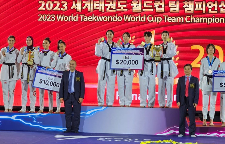 المغرب يحرز وصافة بطولة كأس العالم للتايكوندو بكوريا الجنوبية المغرب يحرز وصافة بطولة كأس العالم للتايكوندو بكوريا الجنوبية