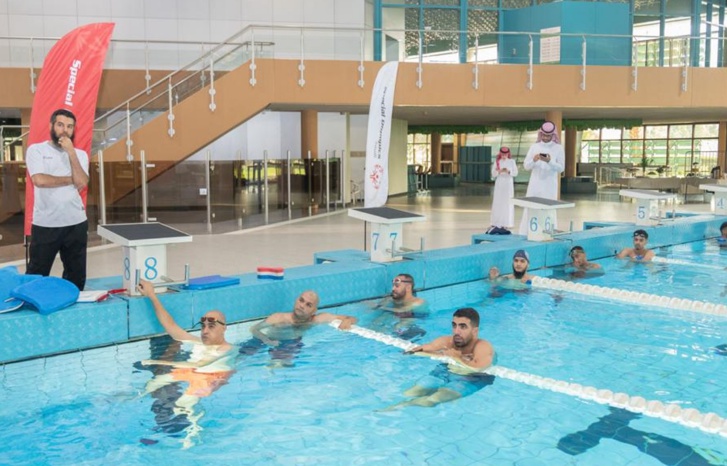 تألق مغربي في الجانب العملي للدورة الإقليمية لكبيري مدربي السباحة للأولمبياد الخاص بجده تألق مغربي في الجانب العملي للدورة الإقليمية لكبيري مدربي السباحة للأولمبياد الخاص بجده