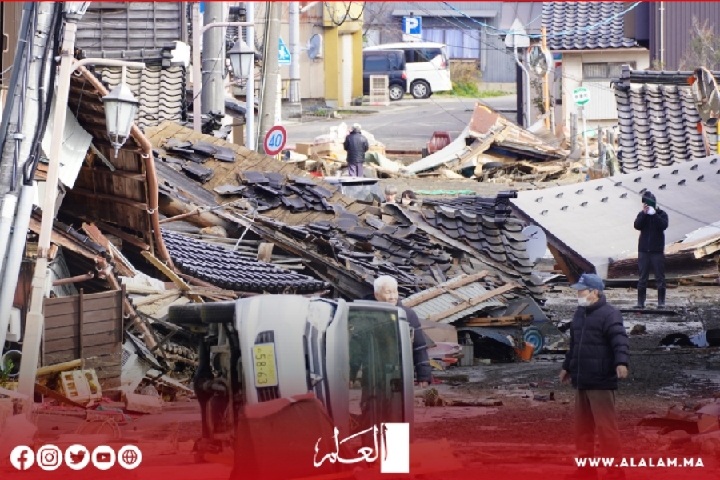 زلزال اليابان: ارتفاع حصيلة القتلى والجرحى في المناطق المنكوبة زلزال اليابان: ارتفاع حصيلة القتلى والجرحى في المناطق المنكوبة