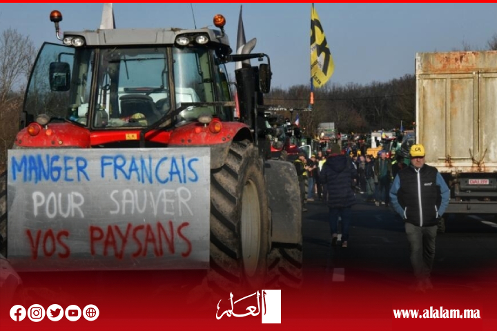 «ثورة‭ ‬الفلاحين» بفرنسا‭ ‬مستمرة.. وخبراء‭ ‬يؤكدون‭:‬ الأزمة‭ ‬ليس‭ ‬لها‭ ‬انعكاس‭ ‬على‭ ‬الصادرات‭ ‬المغربية‭