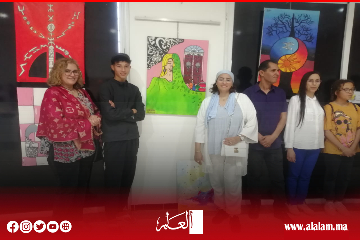 أطفال قرية المسعفين بأكادير يتألقون في معرض للفنون التشكيلية أطفال قرية المسعفين بأكادير يتألقون في معرض للفنون التشكيلية