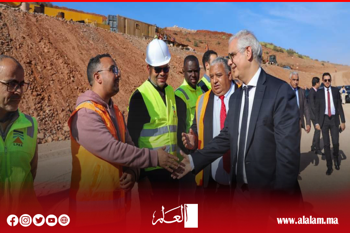وزير التجهيز والماء يترأس المجلس الإداري لوكالة حوض أم الربيع بأزيلال ويزور سد واد الأخضر ويعطي انطلاقة الطريق الوطنية 25 أفورار بين الويدان وزير التجهيز والماء يترأس المجلس الإداري لوكالة حوض أم الربيع بأزيلال ويزور سد واد الأخضر ويعطي انطلاقة الطريق الوطنية 25 أفورار بين الويدان