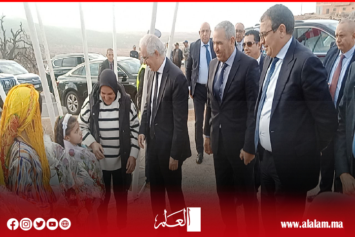 وزير التجهيز والماء يترأس المجلس الإداري لوكالة حوض أم الربيع بأزيلال ويزور سد واد الأخضر ويعطي انطلاقة الطريق الوطنية 25 أفورار بين الويدان وزير التجهيز والماء يترأس المجلس الإداري لوكالة حوض أم الربيع بأزيلال ويزور سد واد الأخضر ويعطي انطلاقة الطريق الوطنية 25 أفورار بين الويدان
