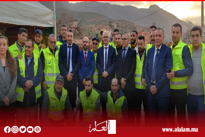 وزير التجهيز والماء يترأس المجلس الإداري لوكالة حوض أم الربيع بأزيلال ويزور سد واد الأخضر ويعطي انطلاقة الطريق الوطنية 25 أفورار بين الويدان وزير التجهيز والماء يترأس المجلس الإداري لوكالة حوض أم الربيع بأزيلال ويزور سد واد الأخضر ويعطي انطلاقة الطريق الوطنية 25 أفورار بين الويدان