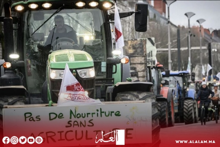ثورة الفلاحين بأوروبا تثير استياء المزارعين المغاربة ثورة الفلاحين بأوروبا تثير استياء المزارعين المغاربة