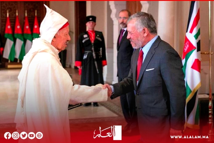 عاهل الأردن يستقبل سفير المملكة المغربية الجديد في عمان