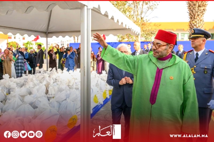 الرباط: أمير المؤمنين يعطي انطلاقة عملية رمضان 1445 الرباط: أمير المؤمنين يعطي انطلاقة عملية رمضان 1445