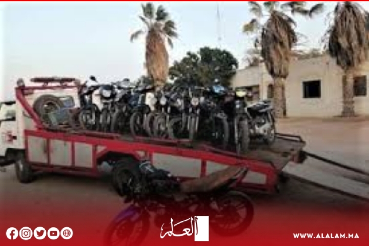 مرتيل: حملة أمنية واسعة النطاق على الدراجات النارية مرتيل: حملة أمنية واسعة النطاق على الدراجات النارية