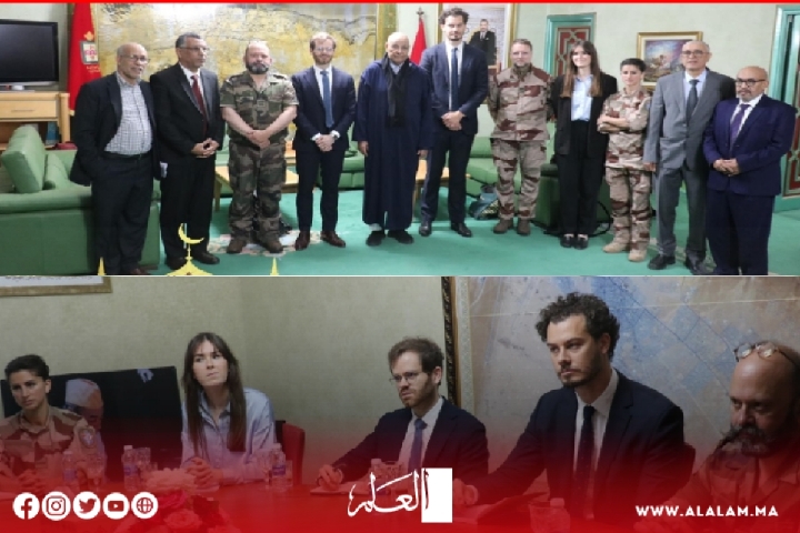 وفد فرنسي رفيع المستوى في زيارة للعيون وفد فرنسي رفيع المستوى في زيارة للعيون