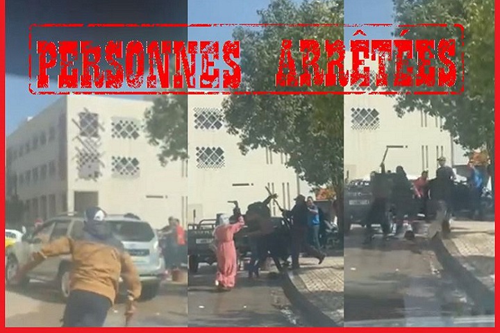 الأمن يتفاعل مع شريط فيديو يظهر ثلاثة أشخاص يتبادلون الضرب والجرح باستعمال السلاح الأبيض الأمن يتفاعل مع شريط فيديو يظهر ثلاثة أشخاص يتبادلون الضرب والجرح باستعمال السلاح الأبيض