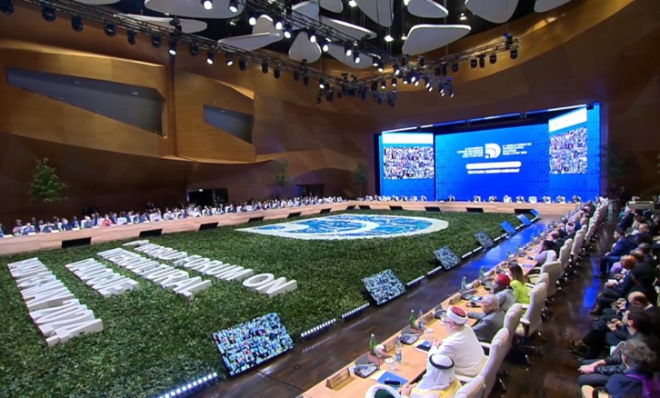 بحضور الرئيس الأذربيجاني ومشاركة الإيسيسكو بالتنظيم.. انطلاق أعمال المنتدى العالمي للحوار بين الثقافات في باكو بحضور الرئيس الأذربيجاني ومشاركة الإيسيسكو بالتنظيم.. انطلاق أعمال المنتدى العالمي للحوار بين الثقافات في باكو