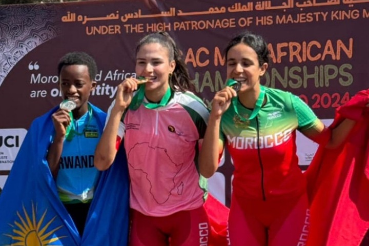 المغرب يحصد الذهب في اليوم الثاني من منافسات البطولة الإفريقية للدراجات الجبلية ببوسكورة