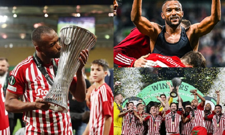 الكعبي يدخل تاريخ الكرة المغربية بعد قيادته أولمبياكوس للفوز بدوري المؤتمر الأوروبي الكعبي يدخل تاريخ الكرة المغربية بعد قيادته أولمبياكوس للفوز بدوري المؤتمر الأوروبي