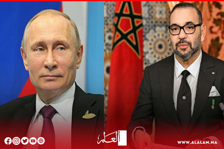 جلالة الملك يهنئ "بوتن" بمناسبة العيد الوطني لبلاده جلالة الملك يهنئ "بوتن" بمناسبة العيد الوطني لبلاده