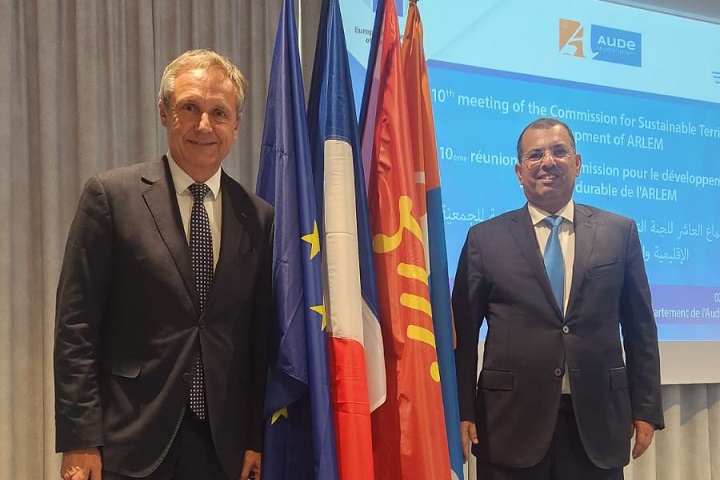 رئيس الجمعية المغربية لرؤساء مجالس العمالات والأقاليم يشارك في الاجتماع العاشر للجنة التنمية الترابية المستدامة للجمعية الجهوية والإقليمية الأورو متوسطية رئيس الجمعية المغربية لرؤساء مجالس العمالات والأقاليم يشارك في الاجتماع العاشر للجنة التنمية الترابية المستدامة للجمعية الجهوية والإقليمية الأورو متوسطية