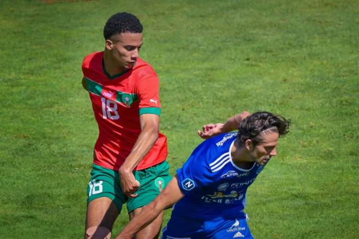 المنتخب الأولمبي يحرز تقدما في المباراة الودية على فيلفرانش بوجولي الفرنسي المنتخب الأولمبي يحرز تقدما في المباراة الودية على فيلفرانش بوجولي الفرنسي