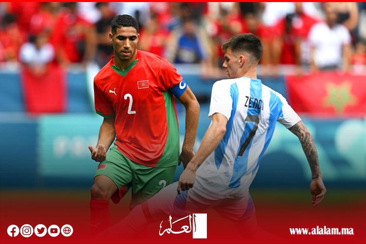 حكيمي: "بدأنا الأولمبياد بانتصار مهم وأتأسف لتصرفات بعض المشجعين" حكيمي: "بدأنا الأولمبياد بانتصار مهم وأتأسف لتصرفات بعض المشجعين"