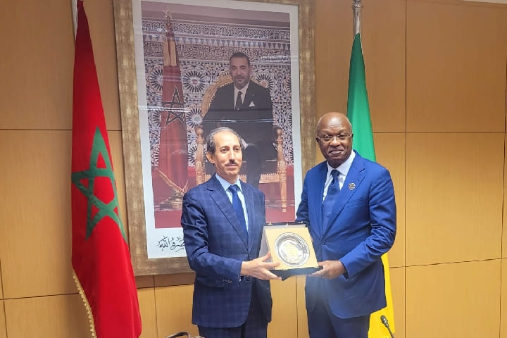 الداكي يستقبل وزير العدل الغابوني في الرباط الداكي يستقبل وزير العدل الغابوني في الرباط
