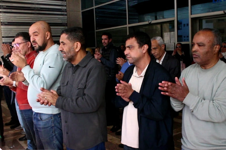 شغيلة الصندوق المغربي للتقاعد تدخل في اعتصام تصعيدي مفتوح شغيلة الصندوق المغربي للتقاعد تدخل في اعتصام تصعيدي مفتوح