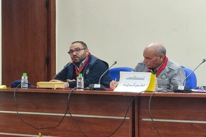 الوزير عبد الجبار الرشيدي في ندوة حول تأهيل القيادات المدنية بالعرائش الوزير عبد الجبار الرشيدي في ندوة حول تأهيل القيادات المدنية بالعرائش