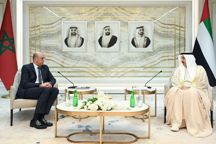 محمد ولد الرشيد يتباحث مع رئيس المجلس الوطني الاتحادي الإماراتي محمد ولد الرشيد يتباحث مع رئيس المجلس الوطني الاتحادي الإماراتي