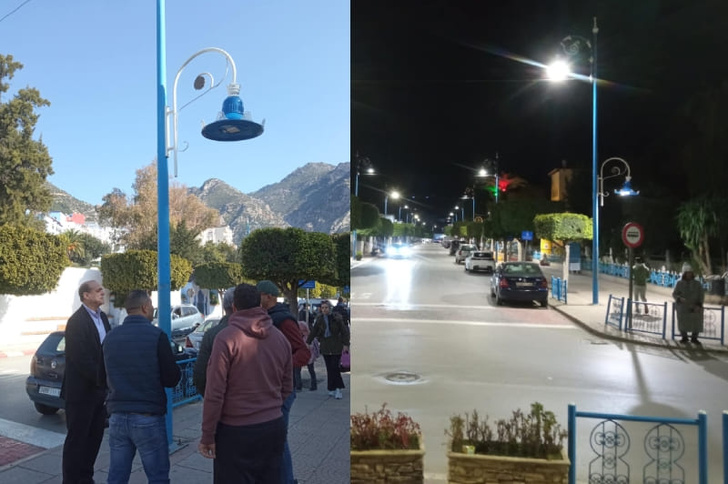 شفشاون تصبح أول مدينة تعمل بشبكة إنارة منخفضة الاستهلاك " ليد" شفشاون تصبح أول مدينة تعمل بشبكة إنارة منخفضة الاستهلاك " ليد"