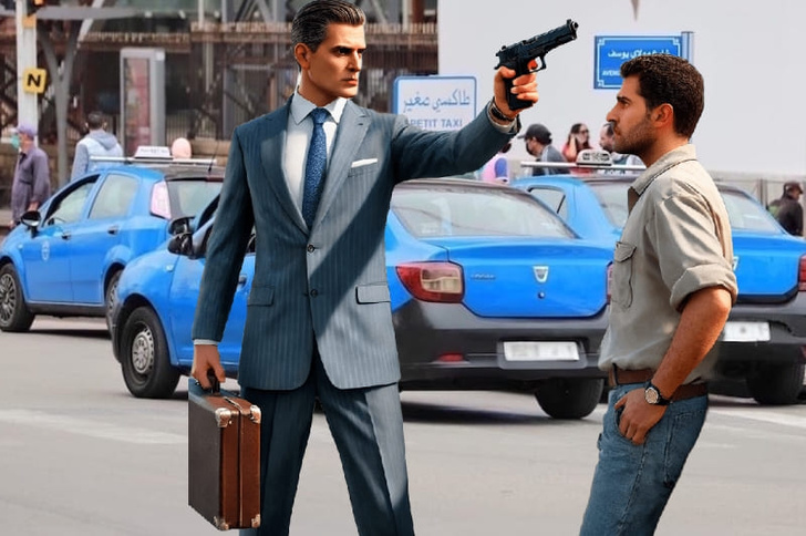 مستخدم ببعثة دبلوماسية يشهر سلاحه في وجه سائق سيارة أجرة والتحقيق يكشف أنه بلاستيكي مستخدم ببعثة دبلوماسية يشهر سلاحه في وجه سائق سيارة أجرة والتحقيق يكشف أنه بلاستيكي