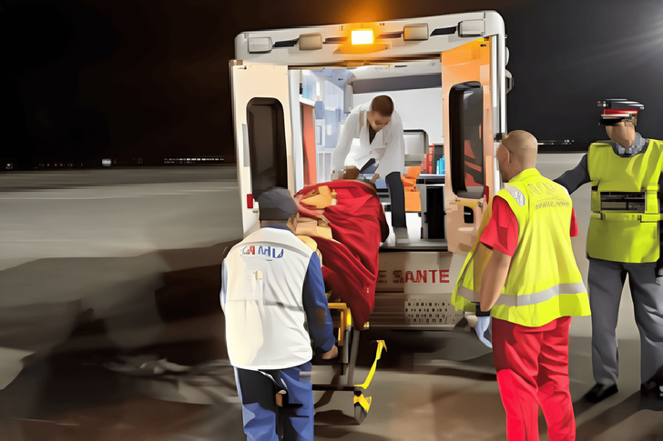 بالتعاون مع وزارة الصحة والحماية الاجتماعية.. نقل سيدة إيفوارية من الداخلة إلى مراكش عبر طائرة طبية بعد تدهور حالتها الصحية بالتعاون مع وزارة الصحة والحماية الاجتماعية.. نقل سيدة إيفوارية من الداخلة إلى مراكش عبر طائرة طبية بعد تدهور حالتها الصحية