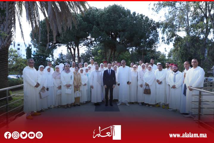 وزير الصحة المغربي يستقبل البعثة الصحية للحج 2025 وزير الصحة المغربي يستقبل البعثة الصحية للحج 2025