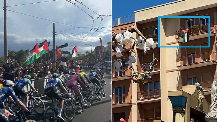 علم فلسطين يفجر أزمة سياسية في حدث رياضي بإيطاليا