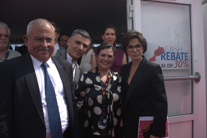 وزيرة ثقافة فرنسا تزور جناح المغرب في مهرجان "كان" السينمائي